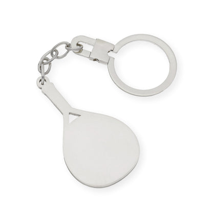 Llavero Pala de Padel en Plata de Ley 925