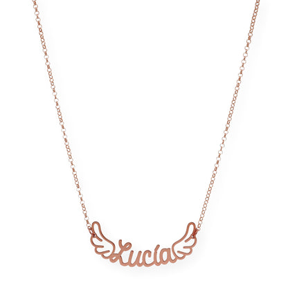 Colgante Hermes Nombre con Alas en Plata 925