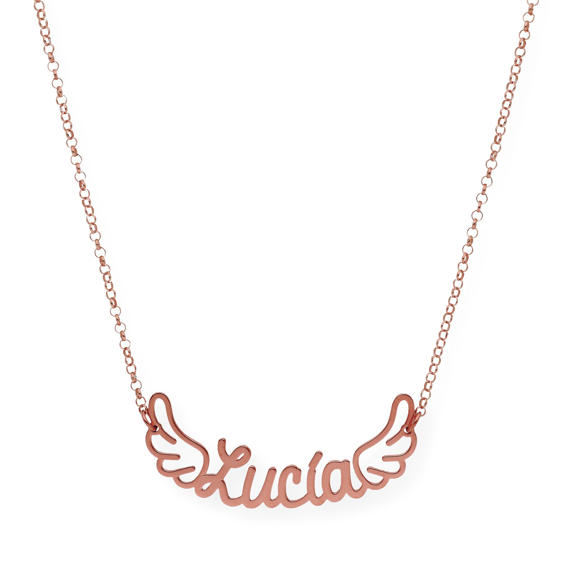Colgante Hermes Nombre con Alas en Plata 925