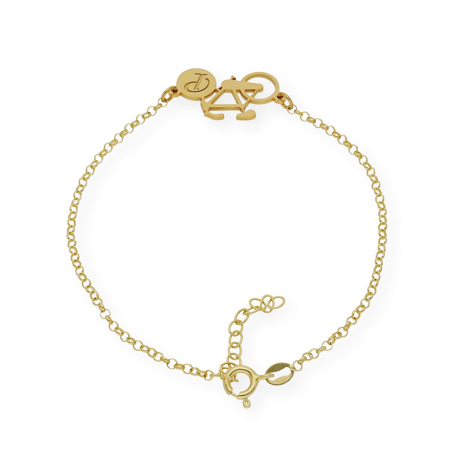 Pulsera Bicicleta Inicial en Plata 925