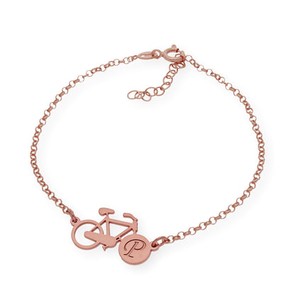 Pulsera Bicicleta Inicial en Plata 925