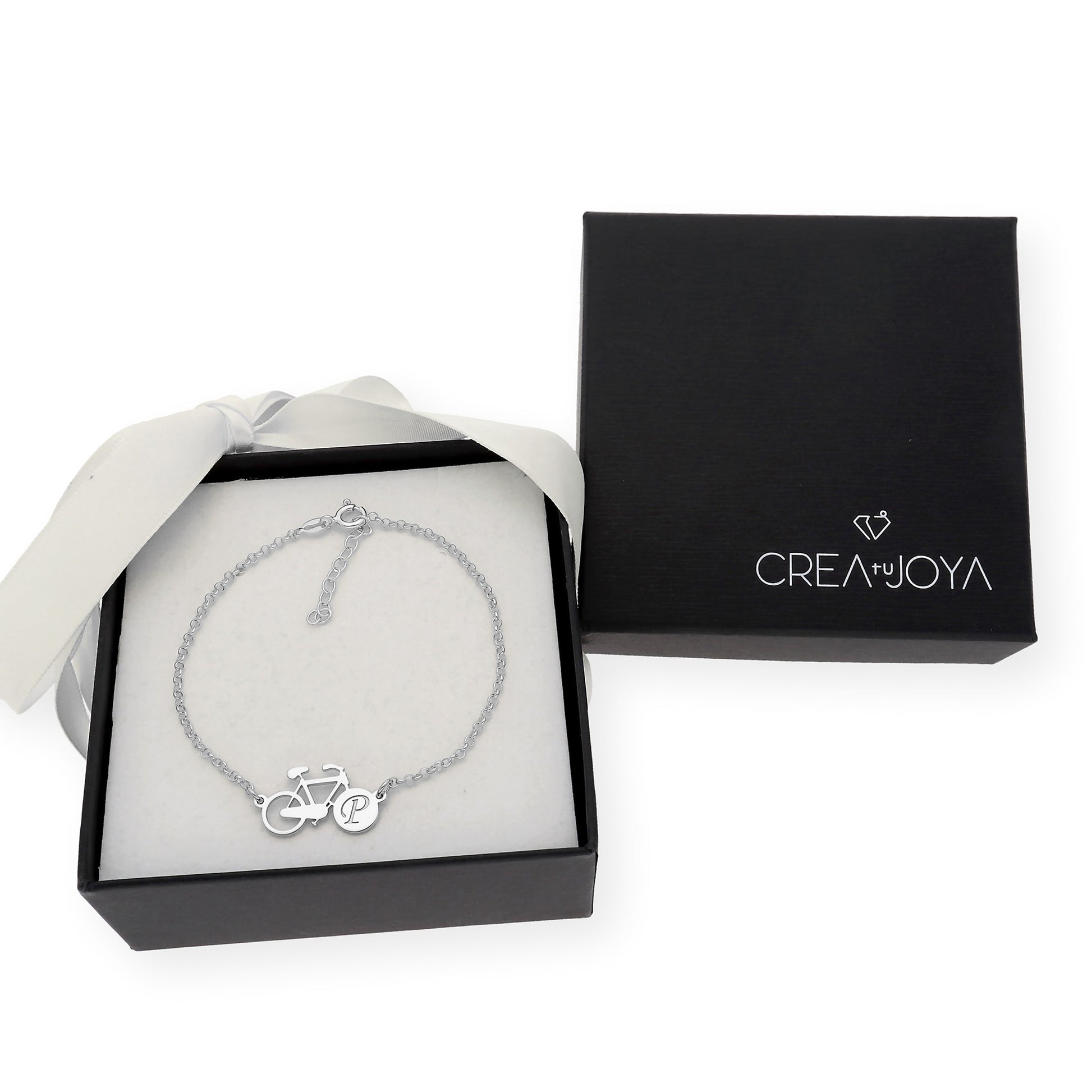 Pulsera Bicicleta Inicial en Plata 925 y Baño de Oro 18k